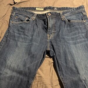 AG Adriano Goldschmied Blue Relaxed Jeans. 38x34
